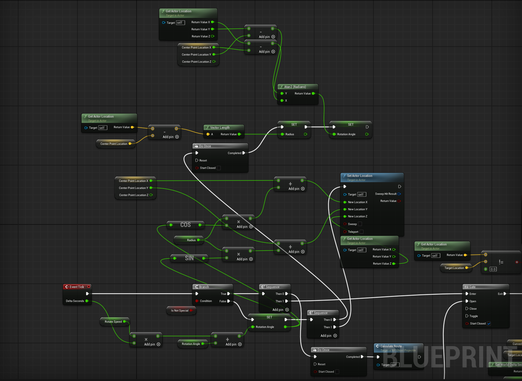 Clock Boss Blueprint Screenshot